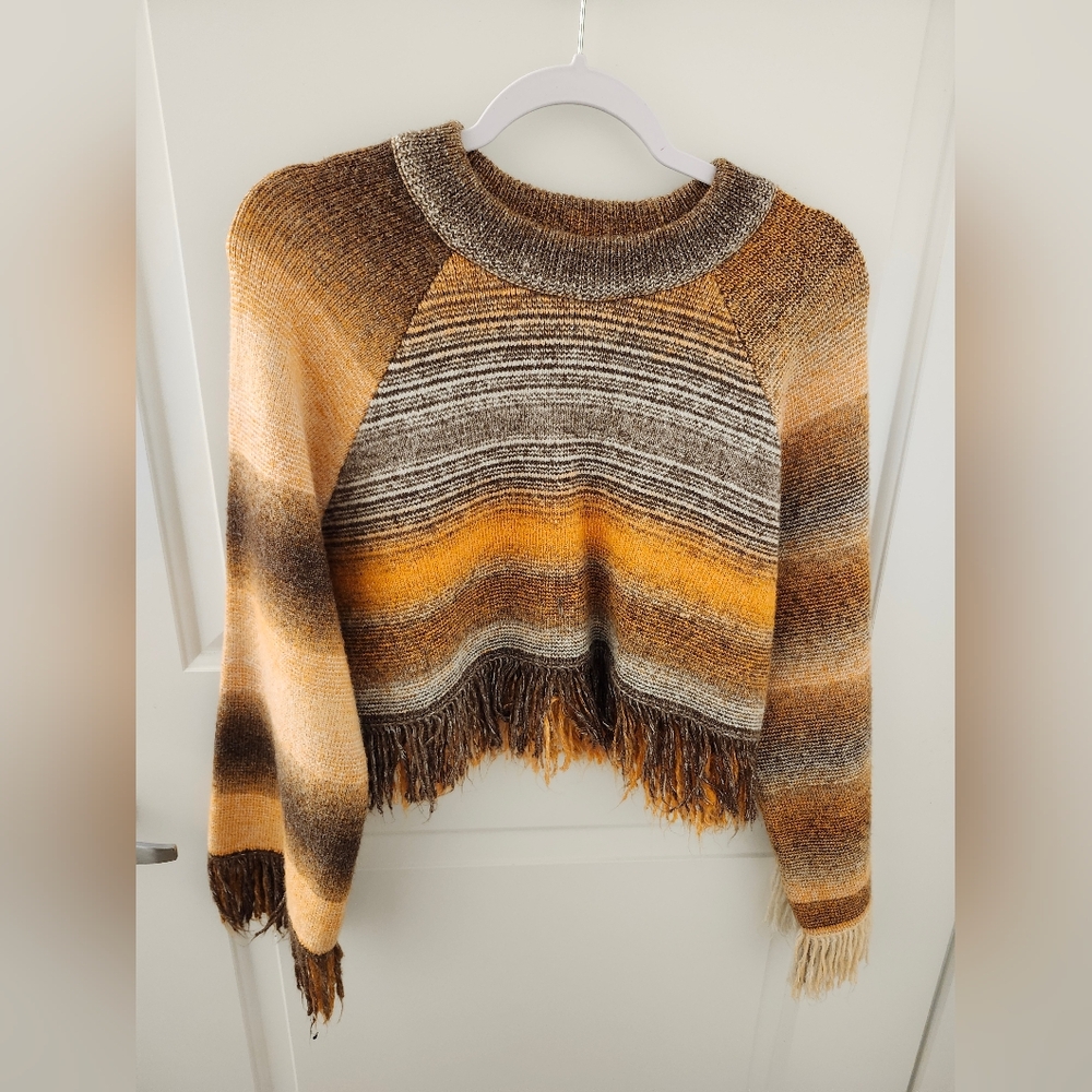 Zara Multicolor Striped Sweater